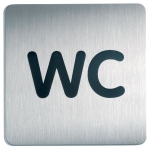 Tabliczka piktogram WC PICTO 150x150 mm 4957 23