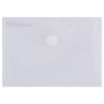 Teczka kopertowa DONAU na zatrzask  transparentna A7 /8550001PL00/ !dostępnośc ok. 26-12-2022!