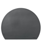 Podkład na biurko półokrągły 650x520mm czarny 7295 01