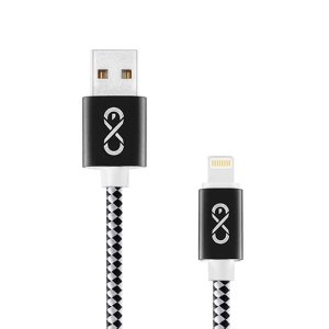 Kabel USB ze złączem lightning EXC DIAMOND 1,5m czarno-szary 1szt. /XM-937380/