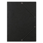 Teczka preszpanowa DONAU z gumką czarna /864308001PL/