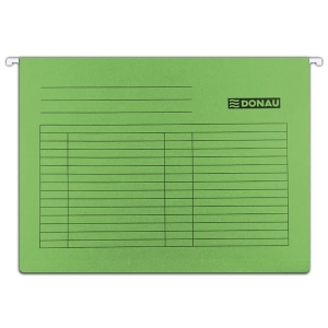 Teczka zawieszkowa DONAU zielona A4 /741090506/