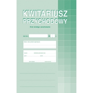 Druk "Kwitariusz Przychodowy" MICHALCZYK I PROKOP A4 /400-1/