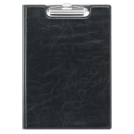 Teczka z klipem i okładką de luxe PCV czarny A4 2355 01