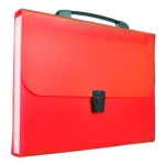 Teczka harmonijkowa z rączką 13 przegródek TETIS czerwona /BT623-C/