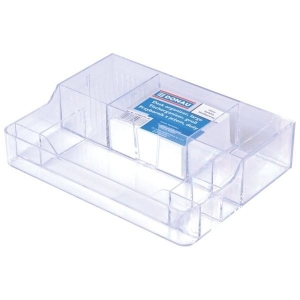 Przybornik na biurko z jeżem DONAU transparentny /7478001PL00/