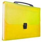 Teczka harmonijkowa z rączką 13 przegródek TETIS żółta 1szt. /BT623-Y/
