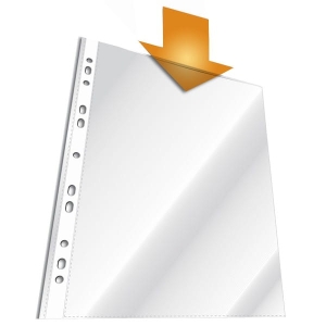 Koszulka na dokumenty A5 otwierana od góry wykonana z PP 25 sztuk /265019/